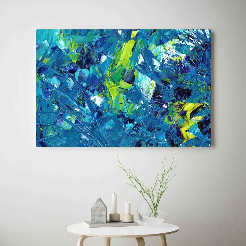 Azure Dreams - Abstract Art - Image 2