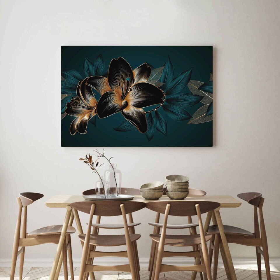 Golden Lilies - Floral Prints - Image 4