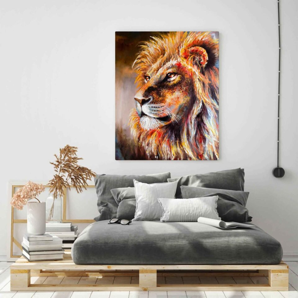 The Lion - Canvas Art Prints - Image 2