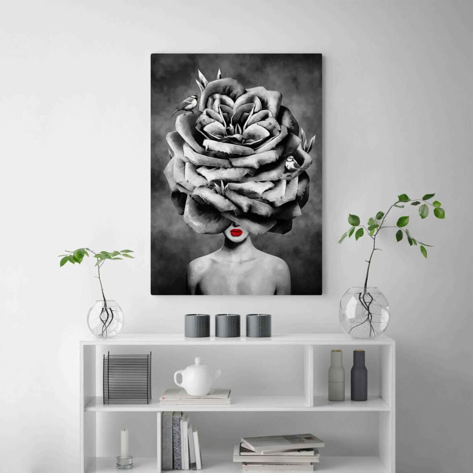 Monochromatic Elegance - Abstract Art - Image 4