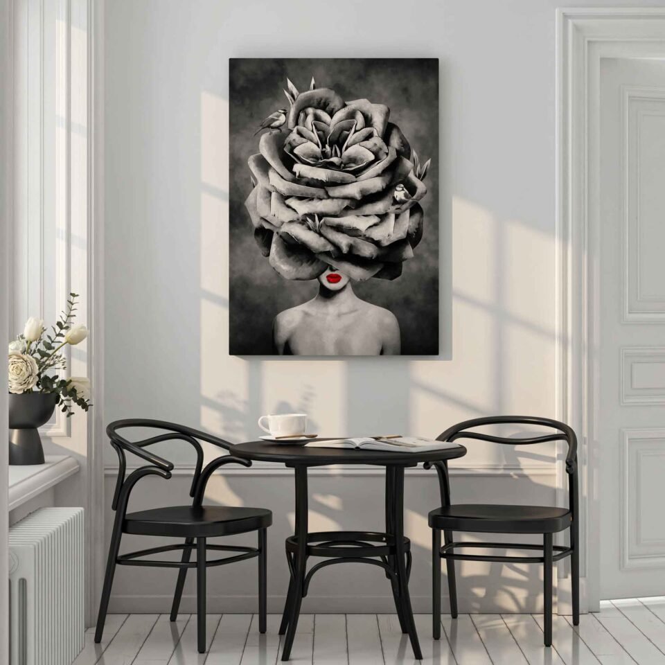 Monochromatic Elegance - Abstract Art - Image 2