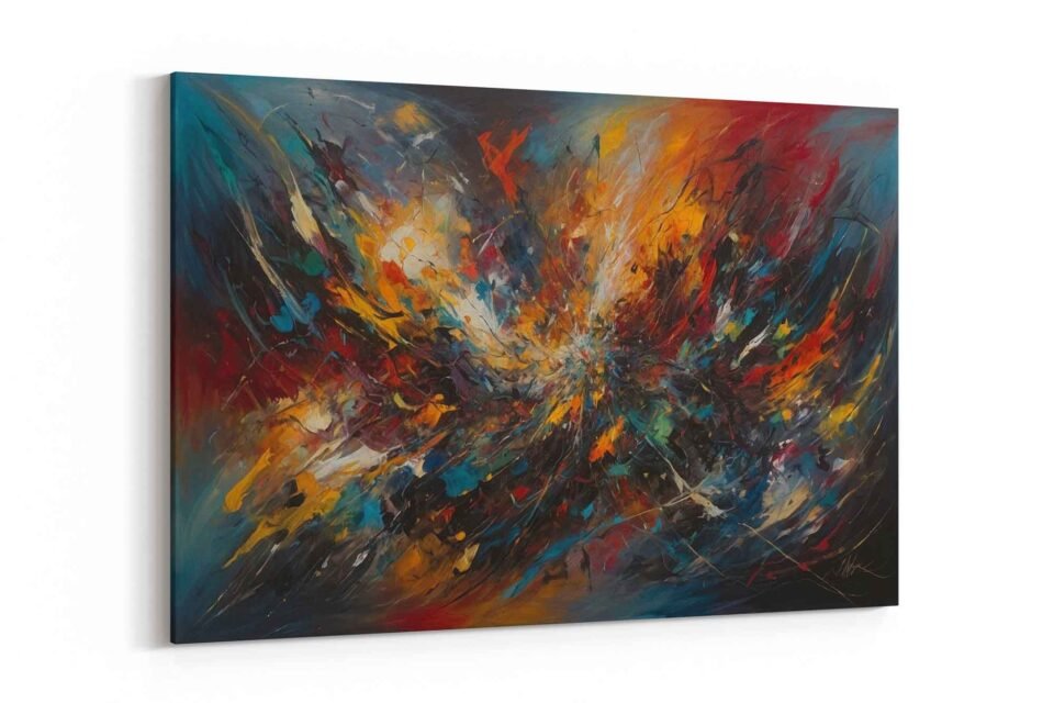 Oil Paint Splatter - Abstract Art - Image 2