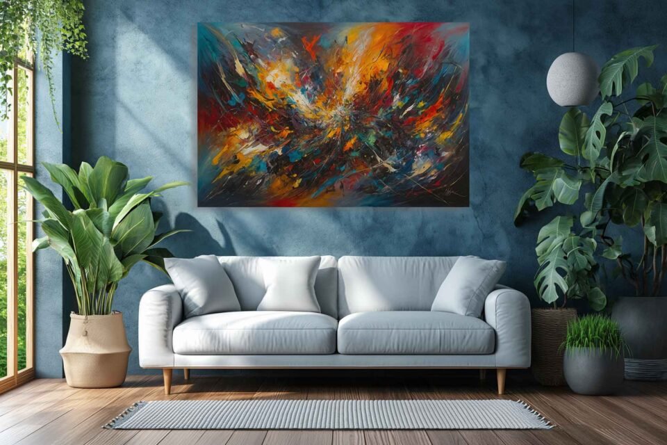 Oil Paint Splatter - Abstract Art - Image 3