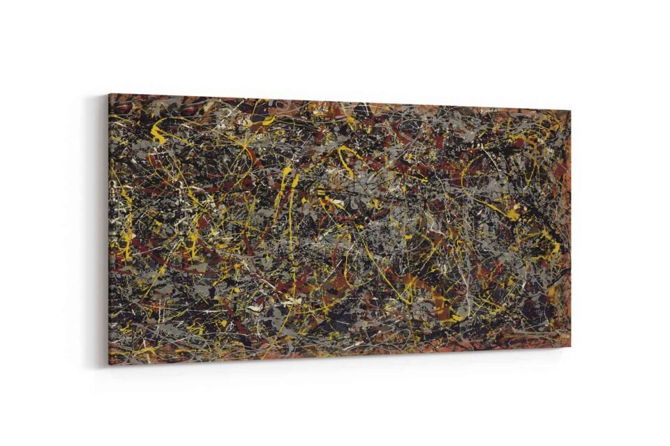 Vibrant Pollock Artwork - Abstract Art - Image 2