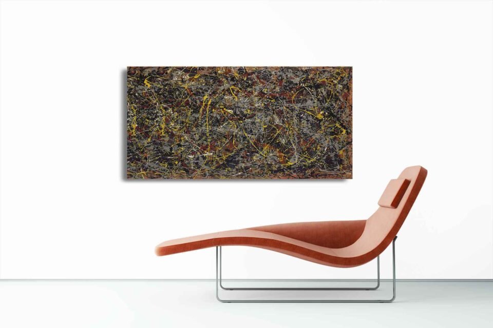 Vibrant Pollock Artwork - Abstract Art - Image 3
