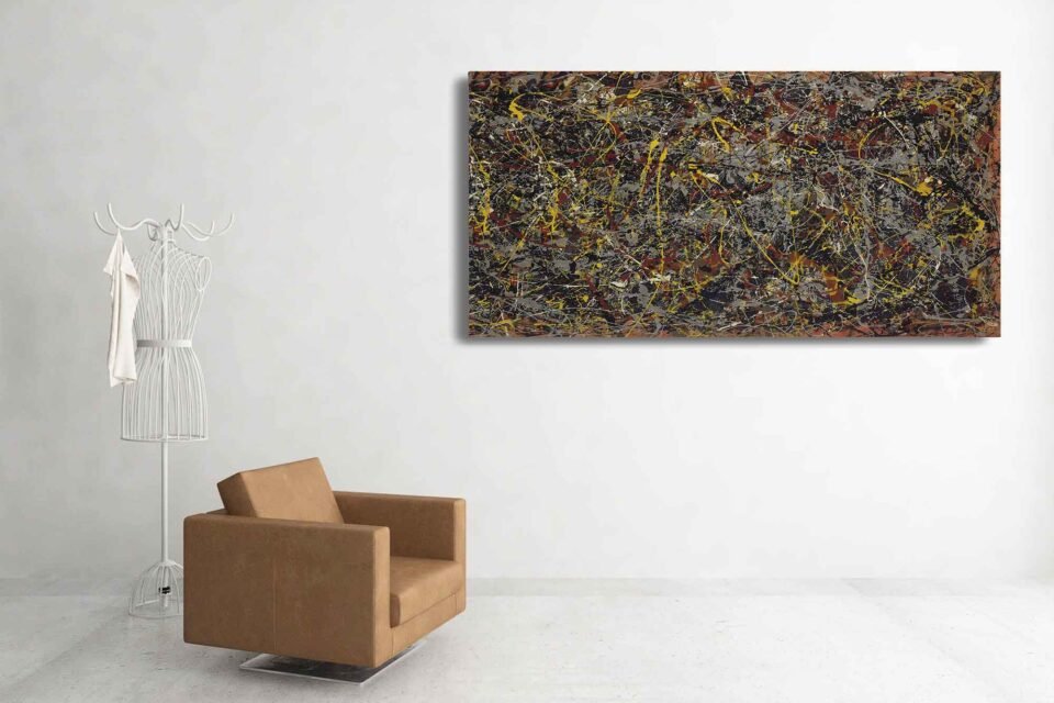 Vibrant Pollock Artwork - Abstract Art - Image 5