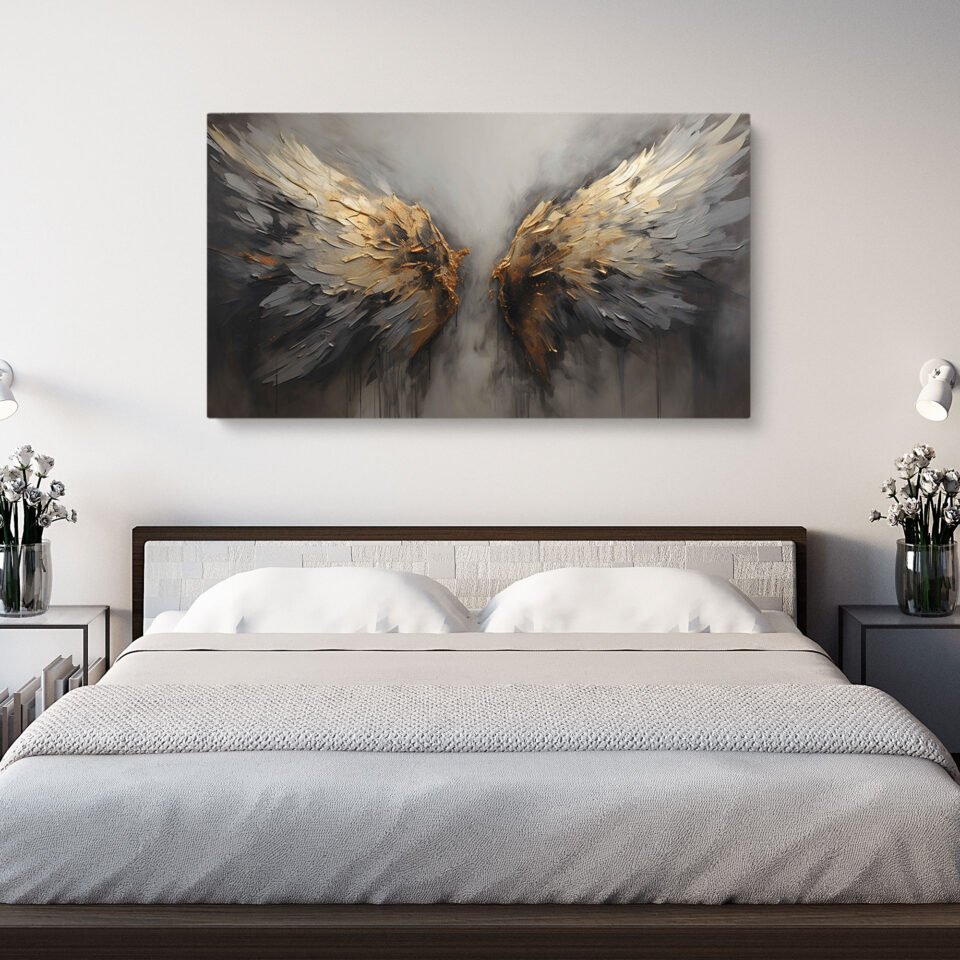 Angel Wings Spiritual Wall Art - Image 4