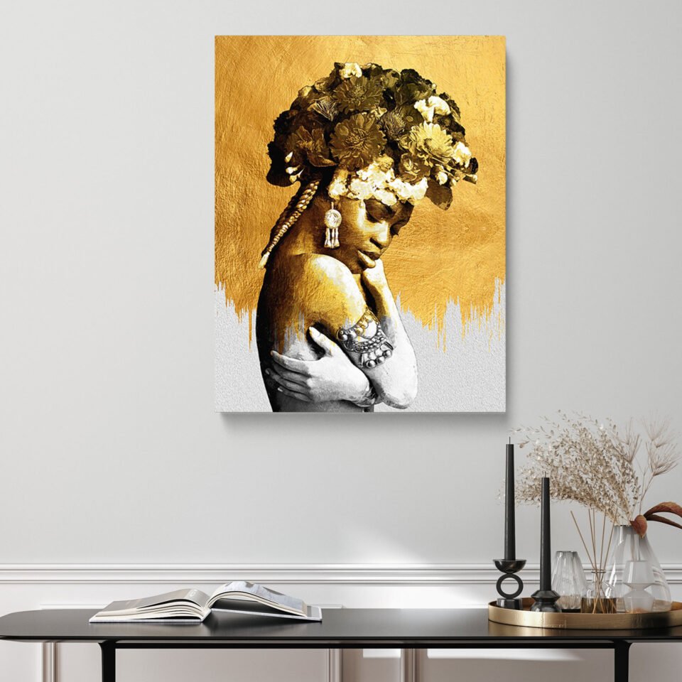 African Woman Canvas Wall Art - Image 3