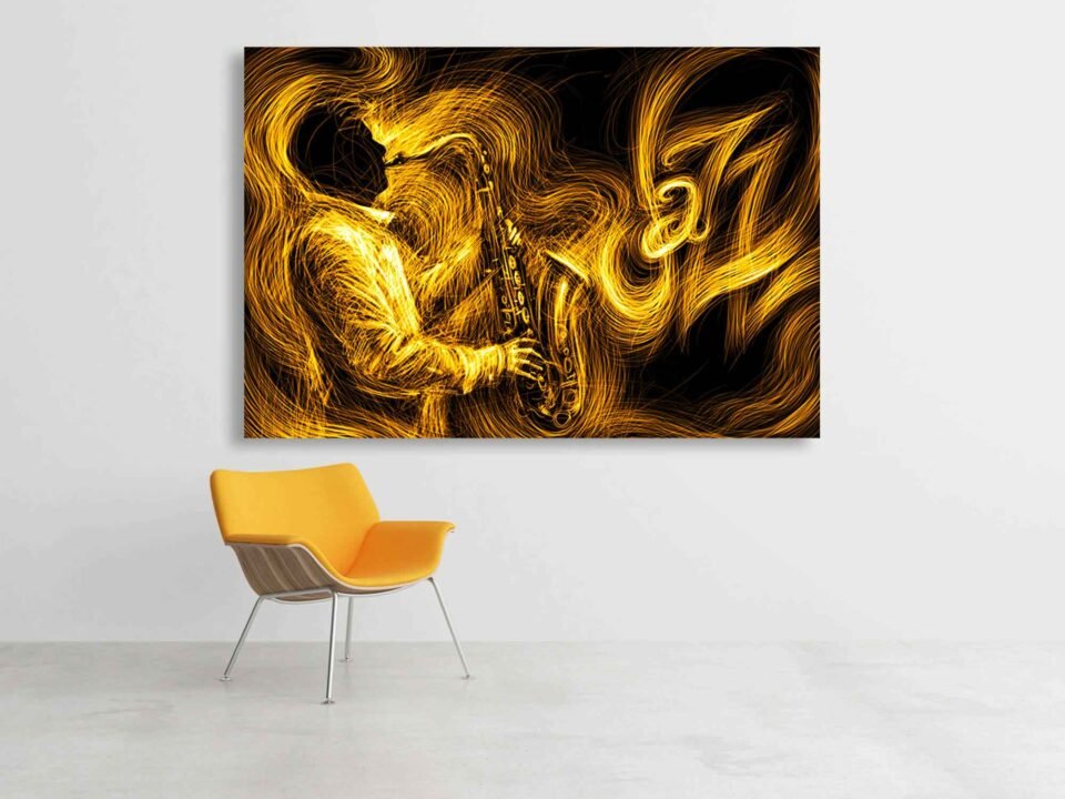 Jazz Singer Modern Wall Art - Image 4