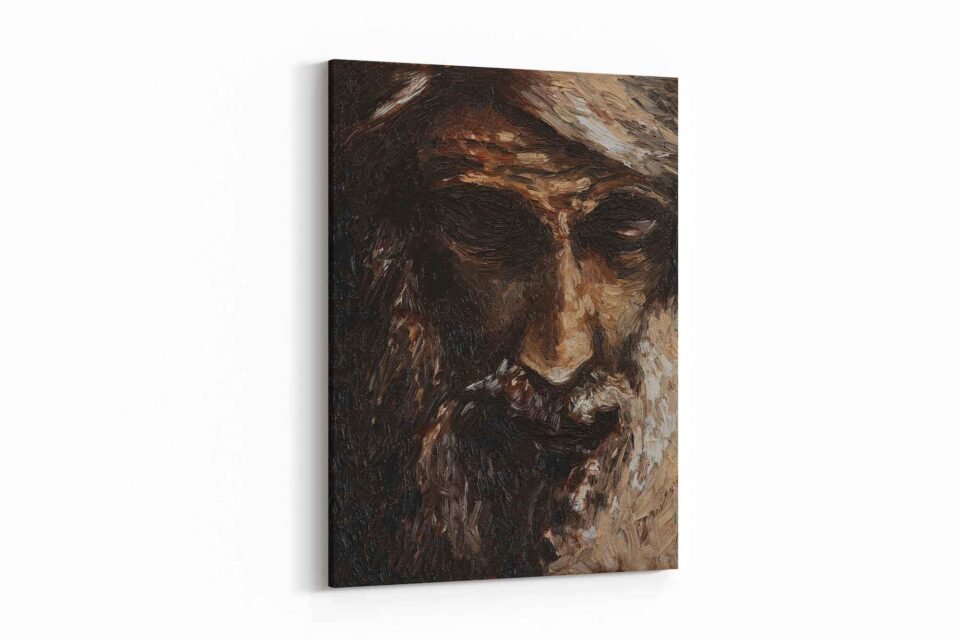 Grandfather Portrait Abstract Art - Image 3