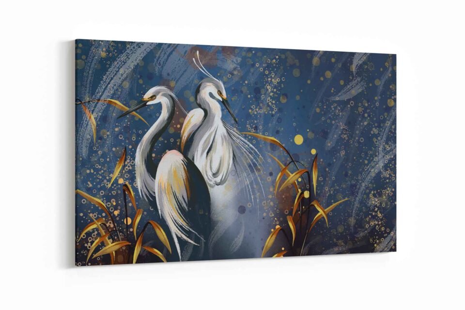 Heron Duo - Large Wall Art - Image 3