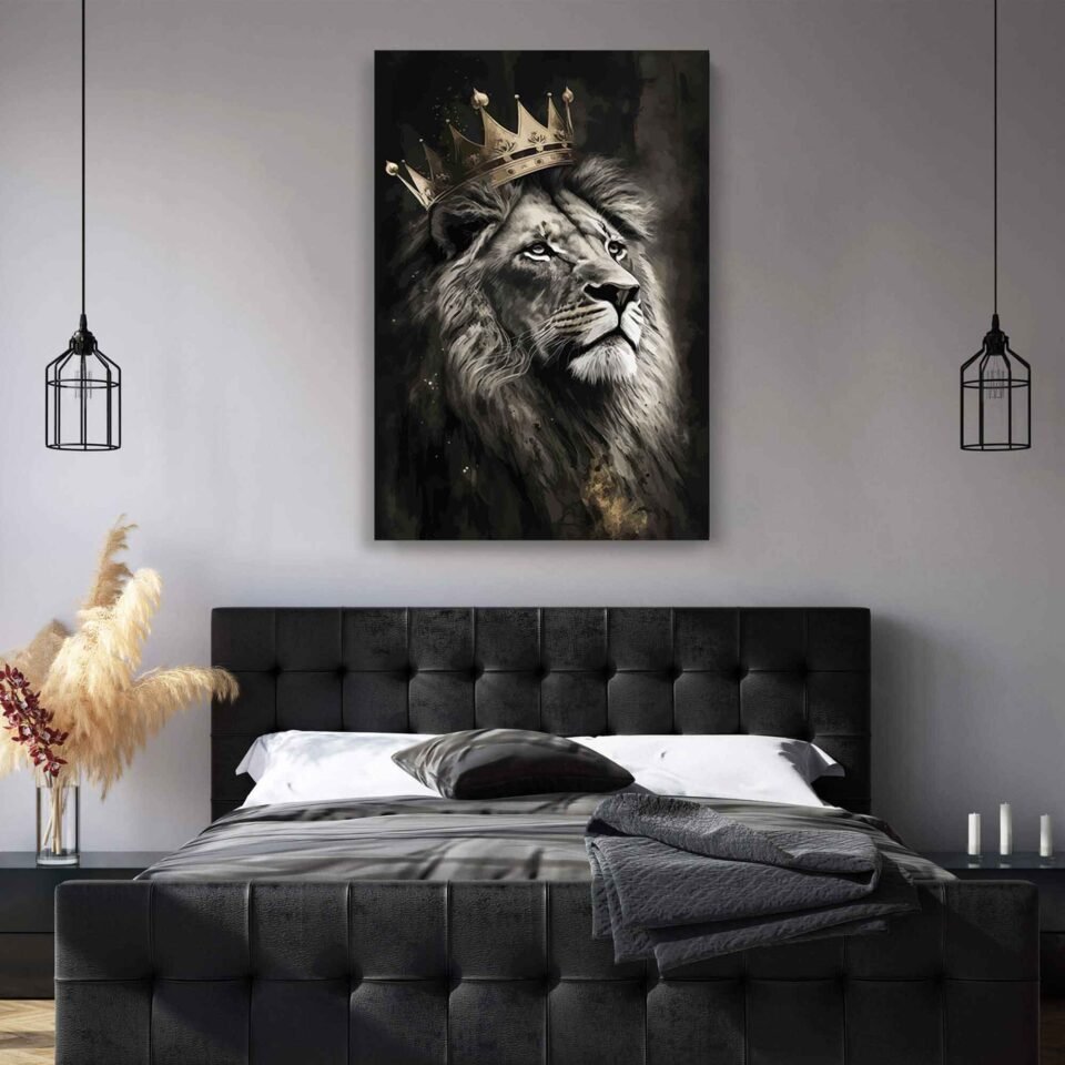 Majestic Lion King Wall Art - Image 2