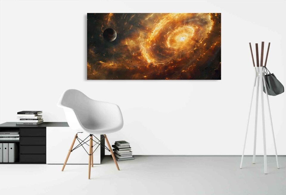 Black Hole Galaxy Wall Art - Image 4