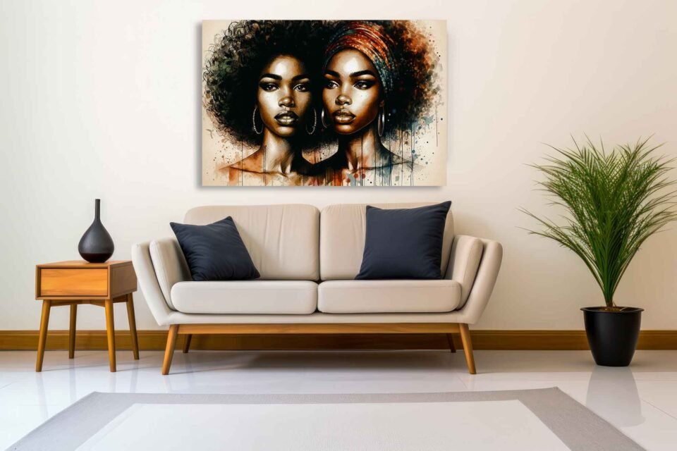 African Women Wall Art Print - Image 2