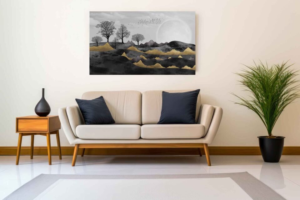 Black Trees - Landscape Wall Art - Image 2