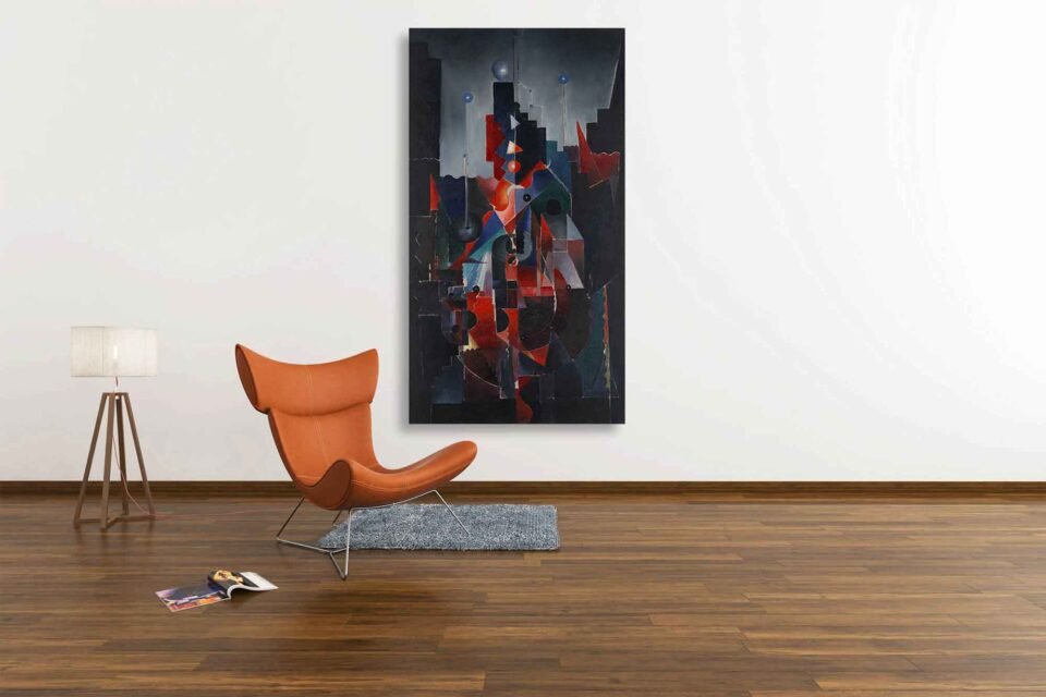 Abstract Geometric Cityscape - Image 2