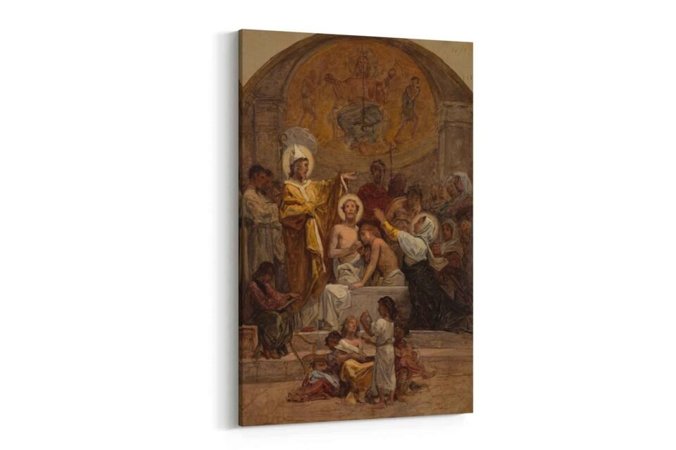 The Baptism of Saint Augustine - Image 3