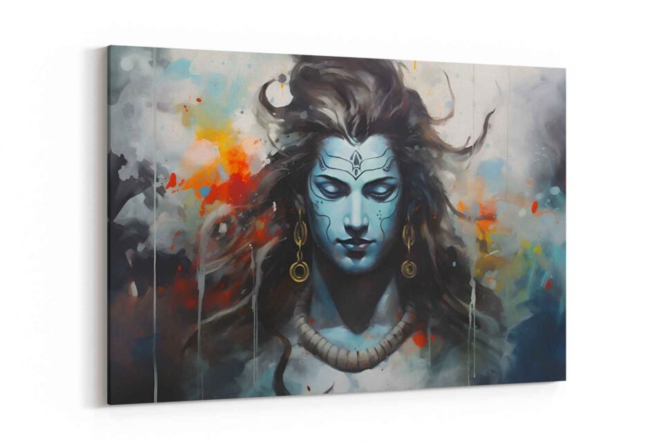 Lord Shiva Spiritual Wall Art - Image 2