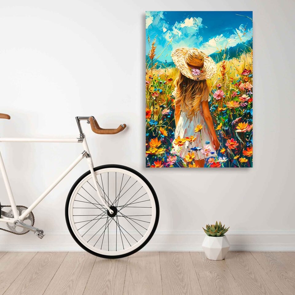 Whimsical Girl in Summer Meadow - Image 5