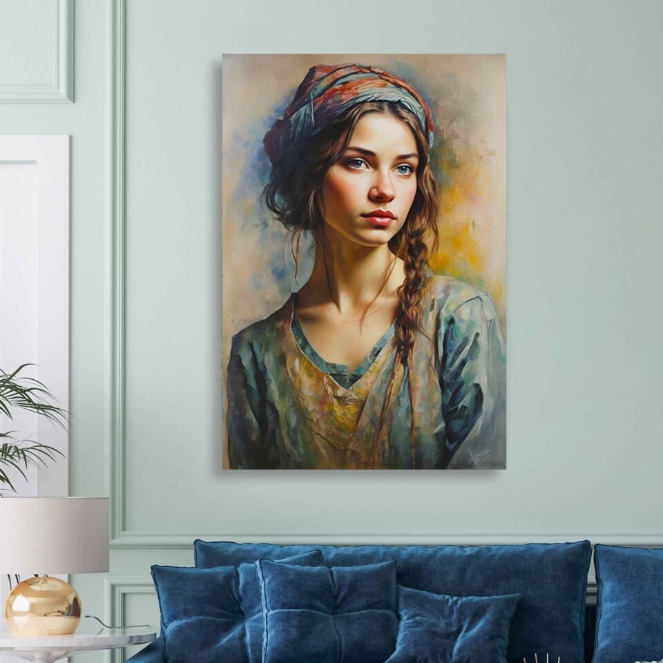 Bohemian Woman Portrait - Image 3