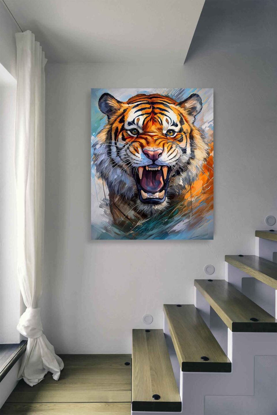 Fierce Roaring Tiger - Image 3