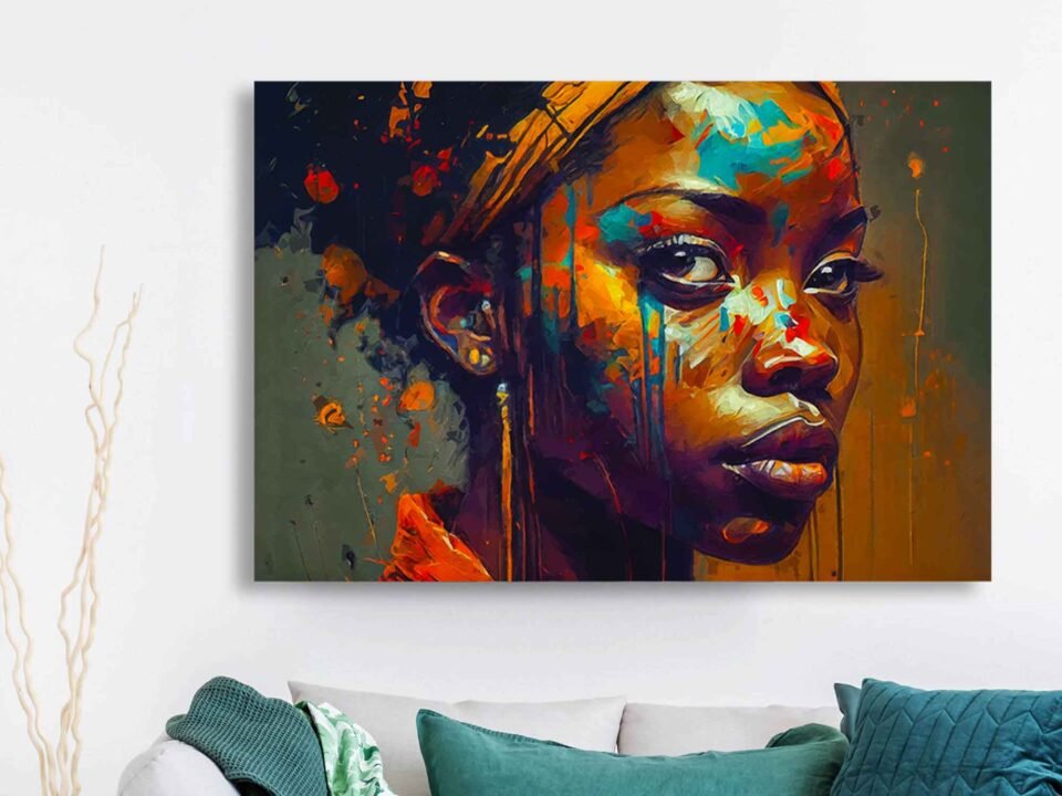 Bold African Woman Portrait - Image 5