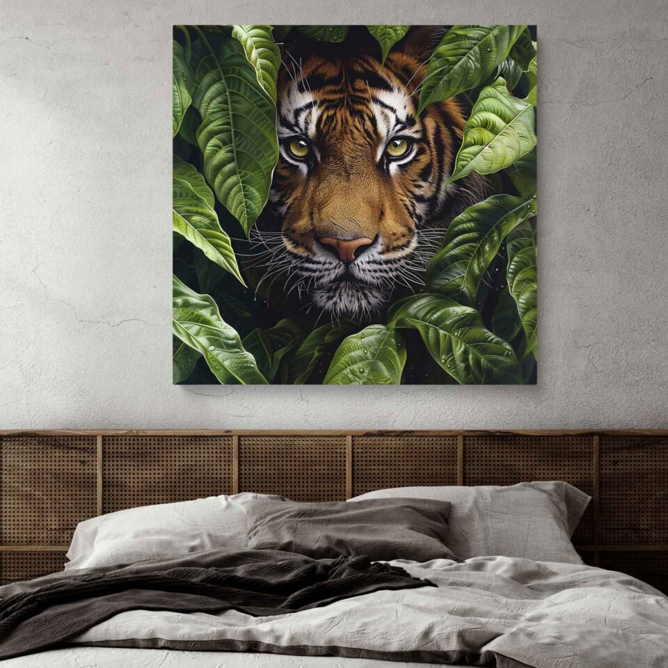 Tiger in Jungle - Art Print - Image 4