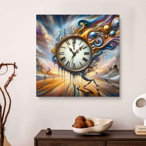Surreal Time Distortion - Canvas Art Print