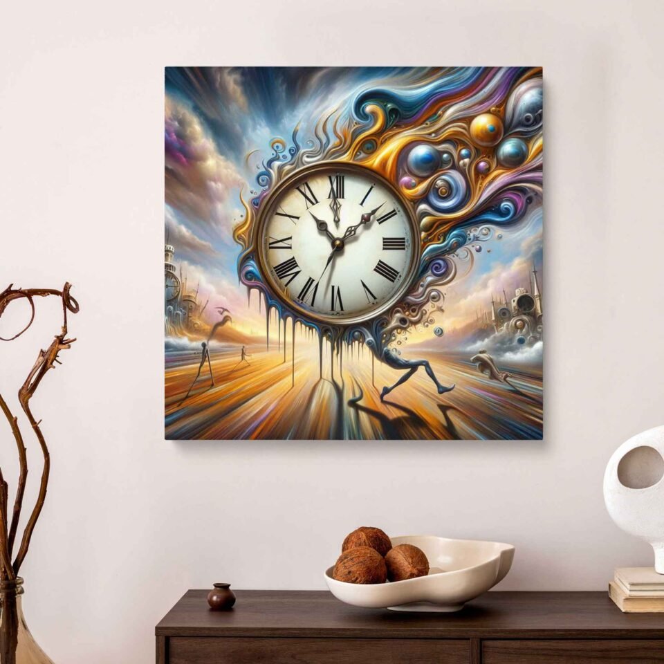 Surreal Time Distortion - Canvas Art Print