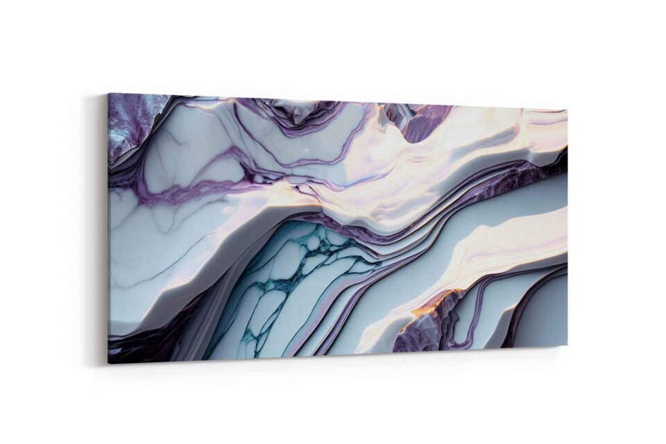 Purple Marble Abstract - Image 3