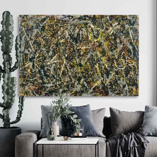Jackson Pollock Alchemy Art Print - Modern Framed Art Prints for Home Decor