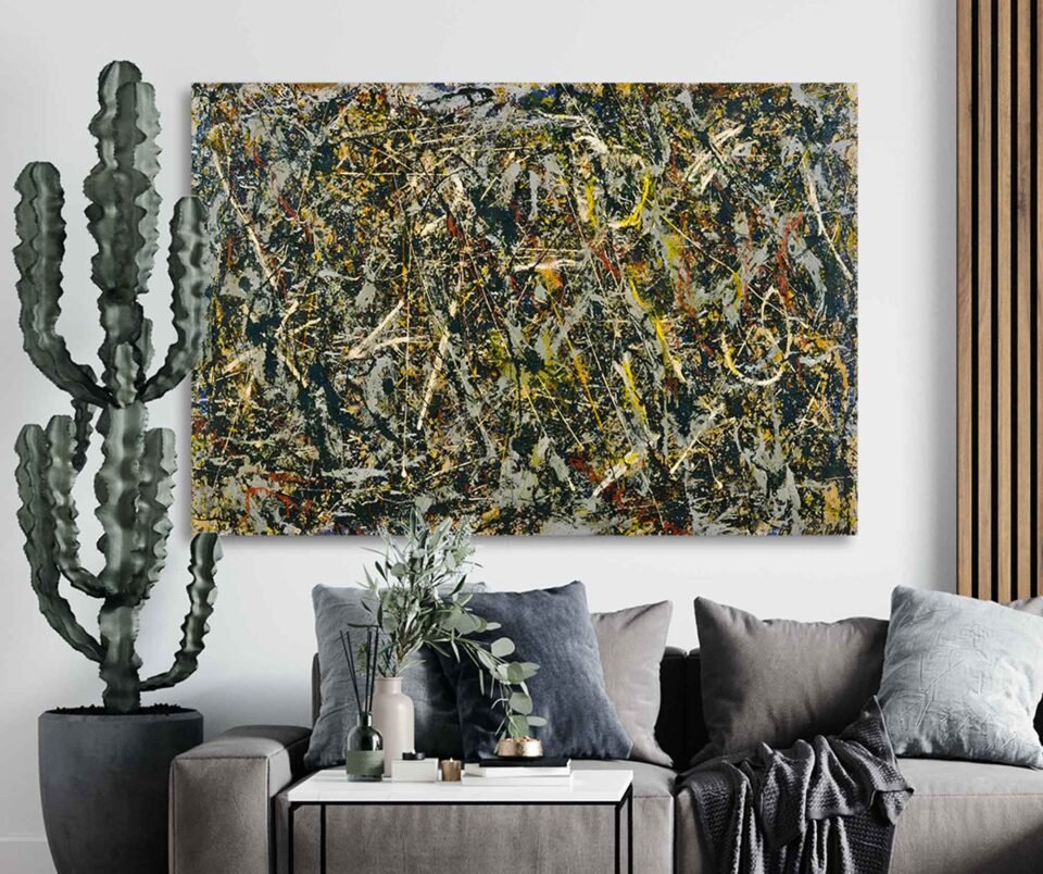 Jackson Pollock Alchemy Art Print - Modern Framed Art Prints for Home Decor