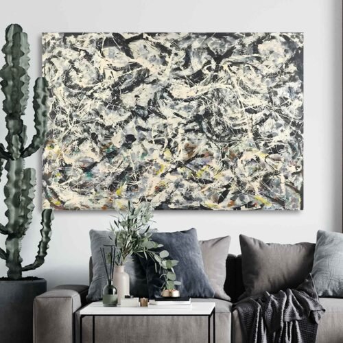 Grey Rainbow by Jackson Pollock - Canvas Art Prints to Elevate Your Wall Decor Style