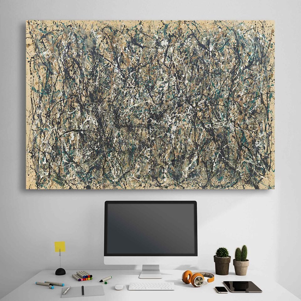 Abstract Pollock Art Prints - Image 4