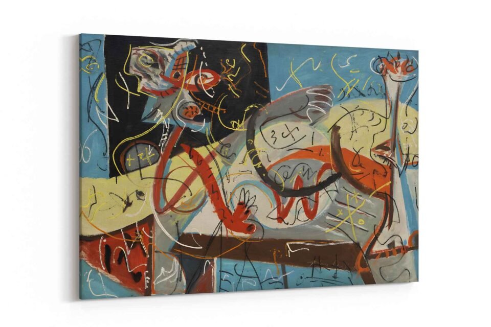 Stenographic Figure by Jackson Pollock - Image 2
