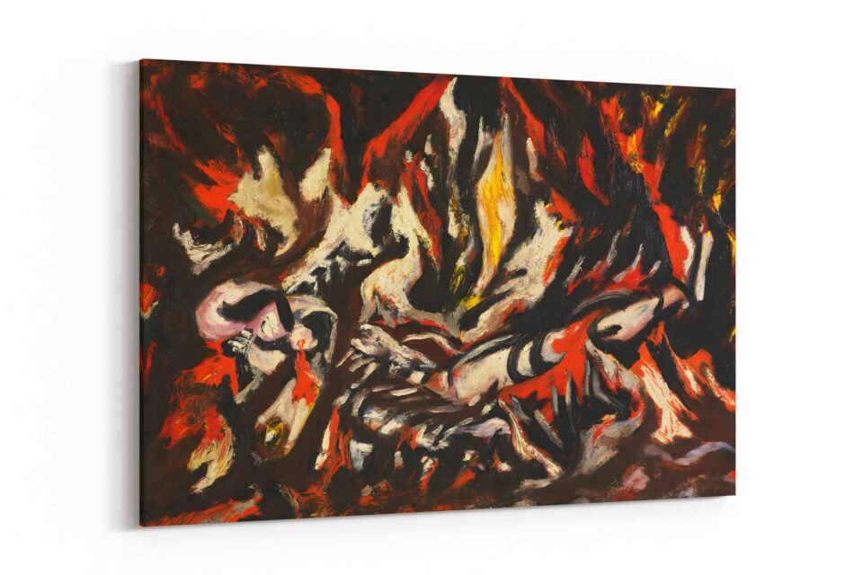 The Flame by Jackson Pollock - Image 2