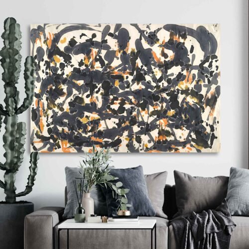 Jackson Pollock - 1951 Artwork - Contemporary Wall Hangings featuring Jackson Pollock's Art Prints