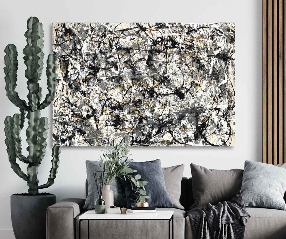 Cathedral by Jackson Pollock Canvas Art Prints for Living Room