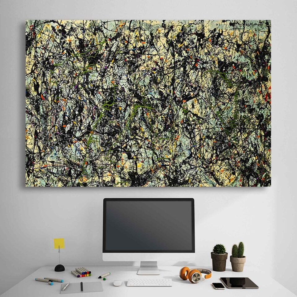 Lucifer-Artwork By Jackson Pollock - Image 3