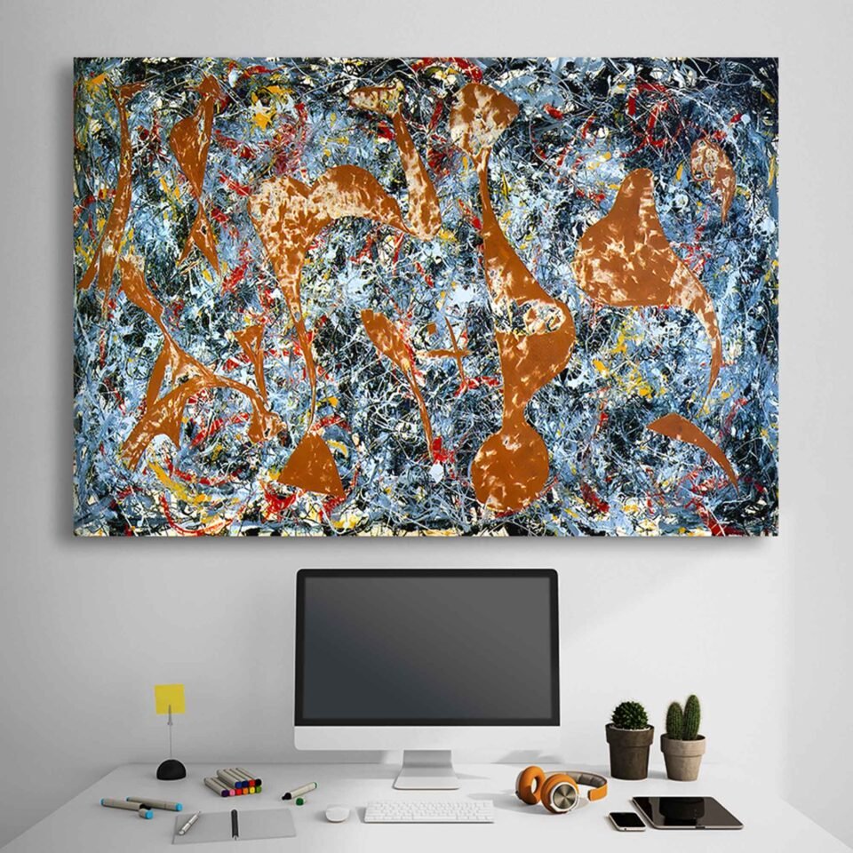 Out of the Web by Jackson Pollock - Image 4