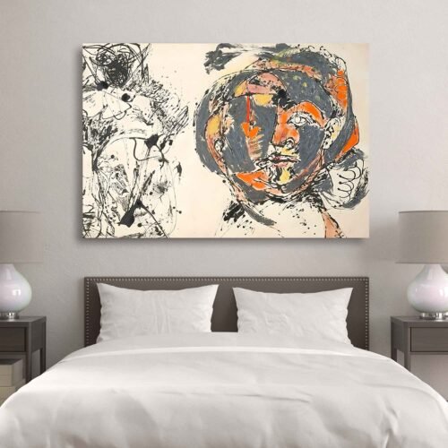 Portrait and a Dream Artwork by Jackson Pollock - Add Artistic Flair to Any Room - Unique Wall Art for Your Bedroom
