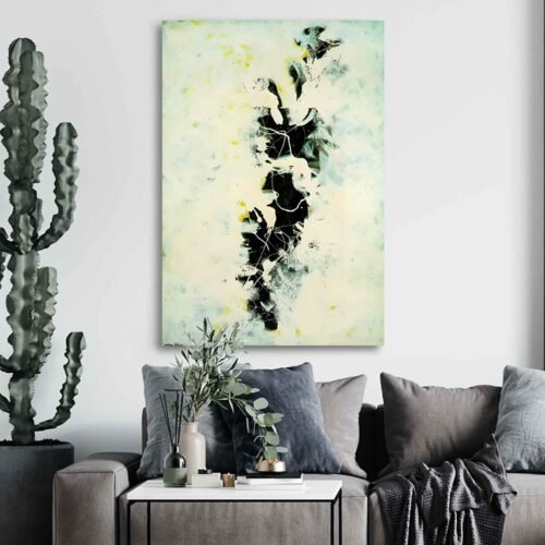 The Deep by Jackson Pollock - Framed Canvas Wall Art Prints
