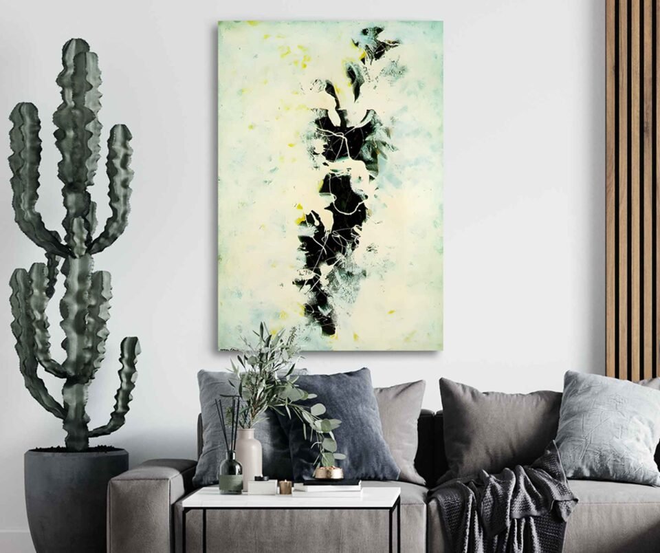 The Deep by Jackson Pollock - Framed Canvas Wall Art Prints