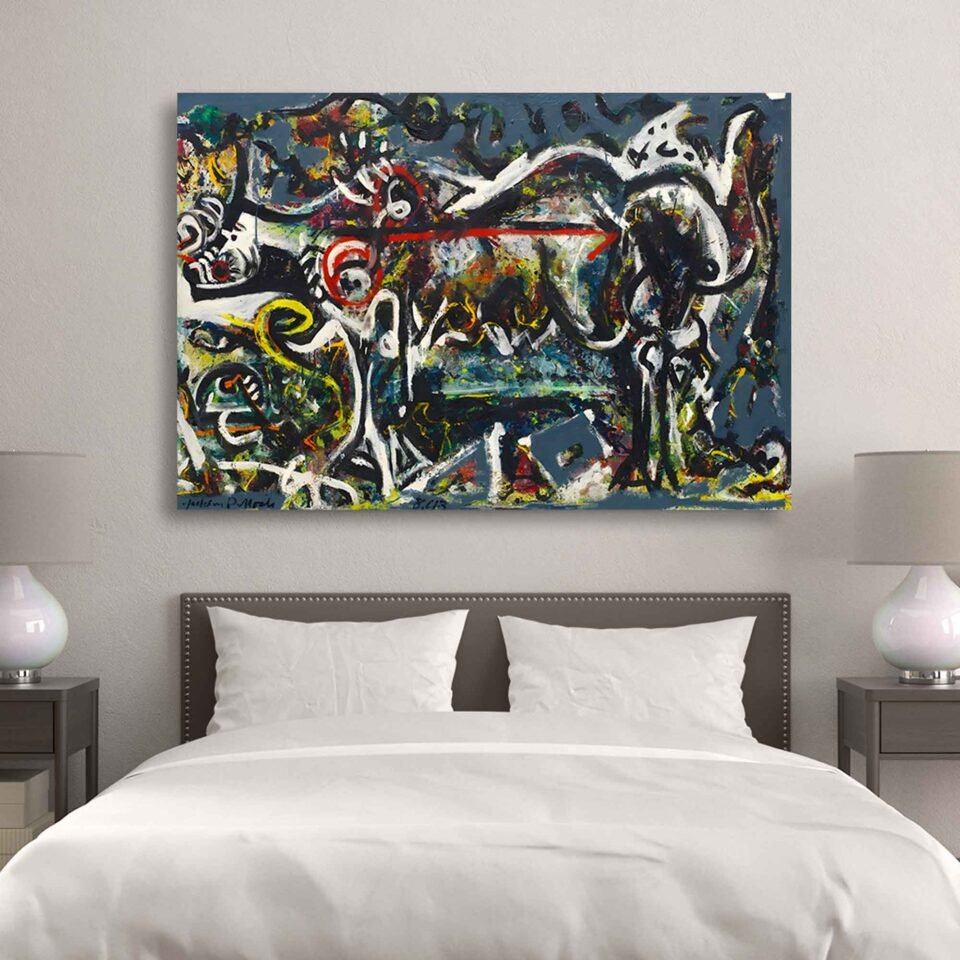The She Wolf by Jackson Pollock - Image 3