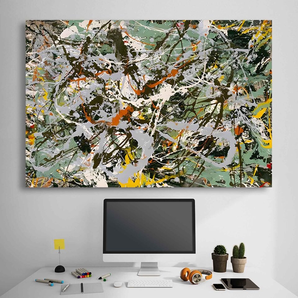 Green Silver by Jackson Pollock - Image 4