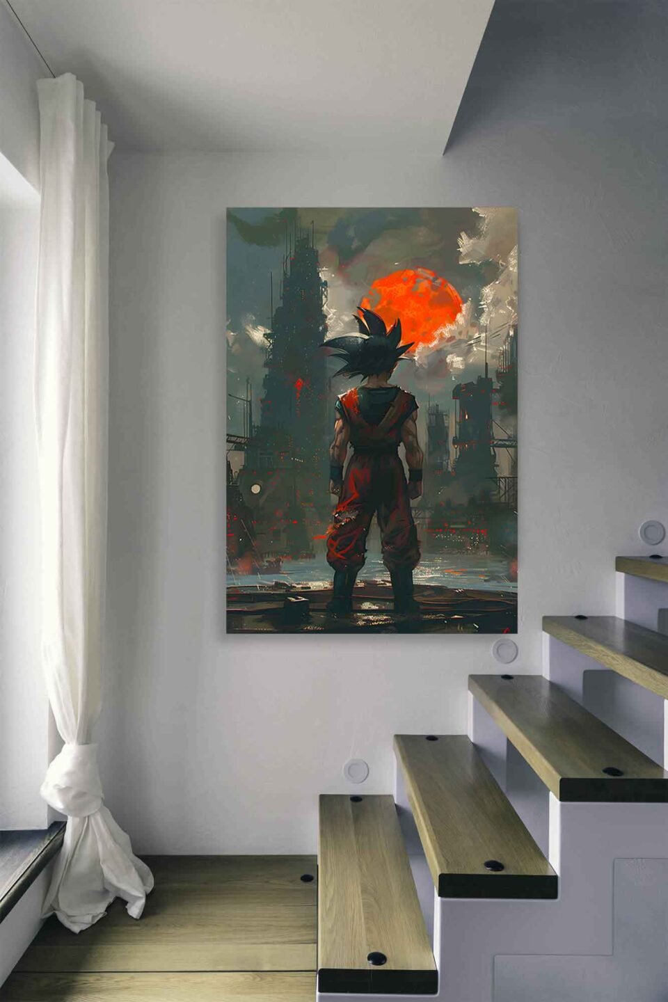 Goku Dystopian Cityscape - Image 3