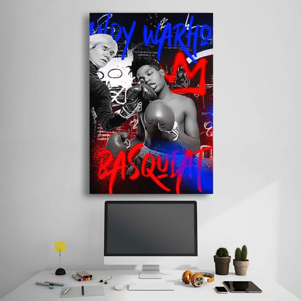 Warhol & Basquiat - Pop Art Print - Image 3