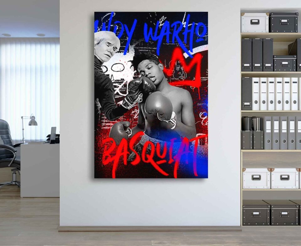 Warhol & Basquiat Collaboration Canvas Art - Iconic Pop Art Print