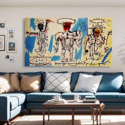 Jean-Michel Basquiat - Baby Boom - Canvas Prints - Modern Abstract Art for Home Decor