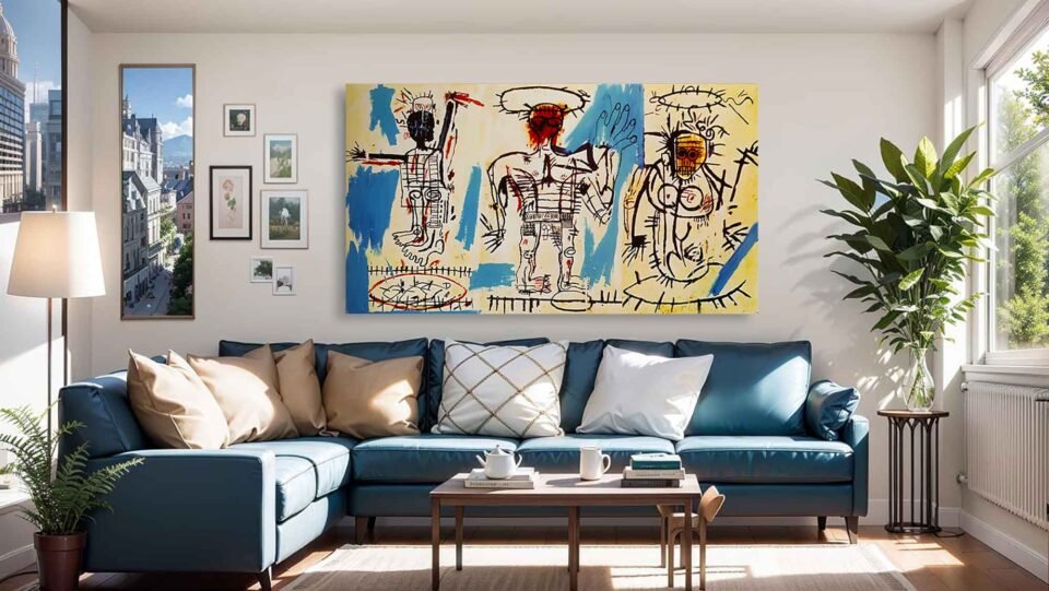 Jean-Michel Basquiat - Baby Boom - Canvas Prints - Modern Abstract Art for Home Decor